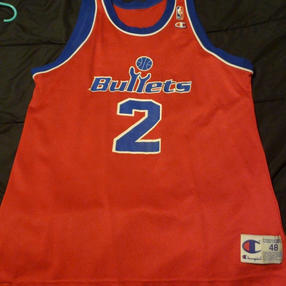 washington bullets jersey